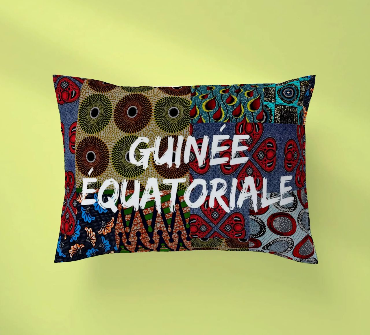 Guinée Equatoriale coussin de Mathudace Créas