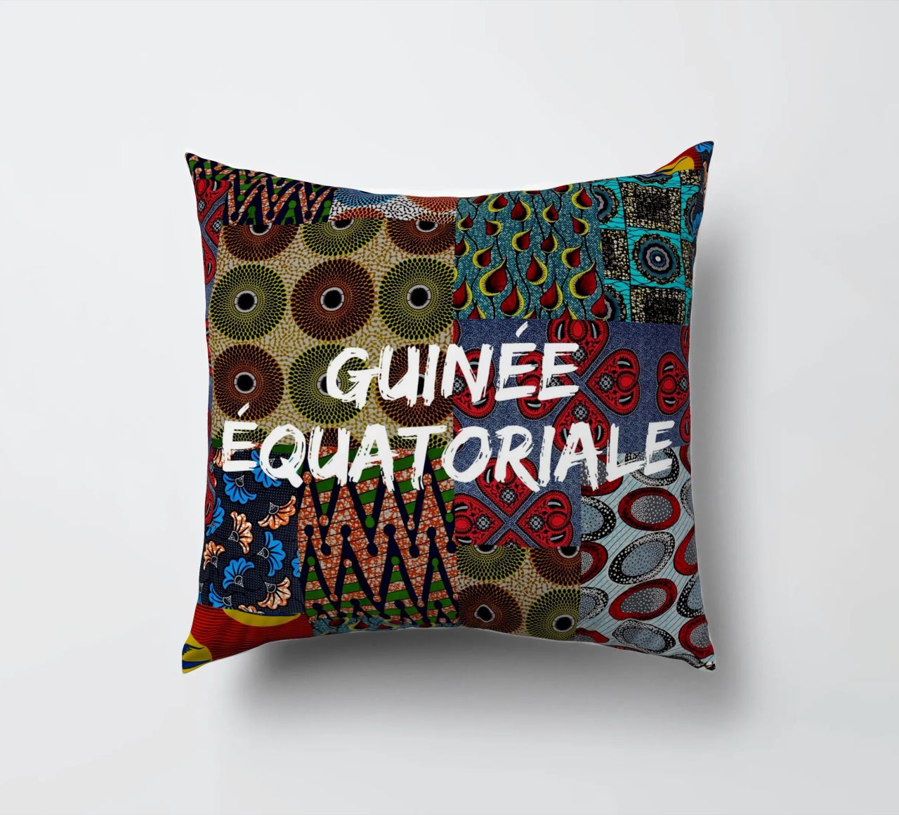 Guinée Equatoriale coussin de Mathudace Créas