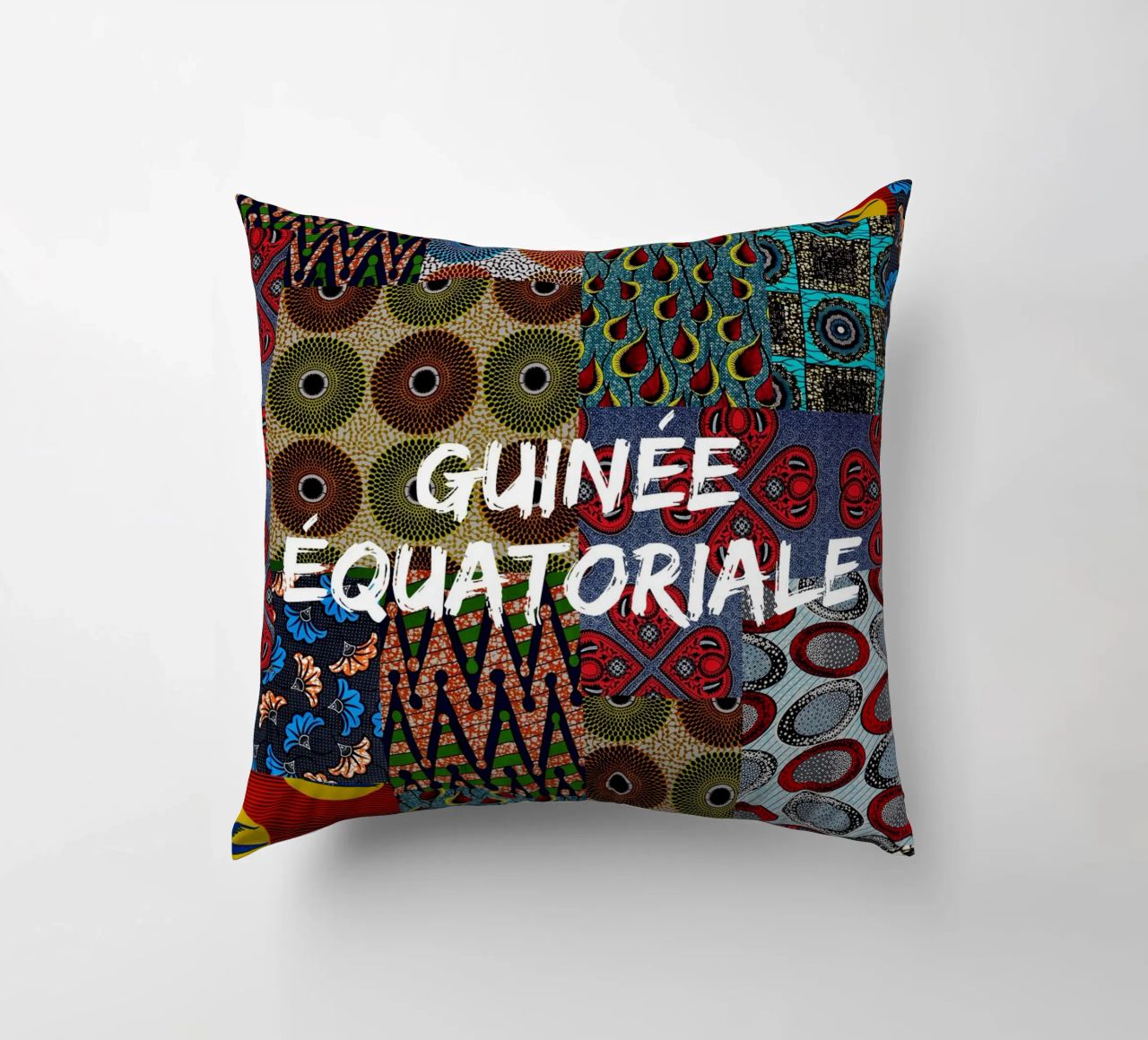 Guinée Equatoriale coussin de Mathudace Créas