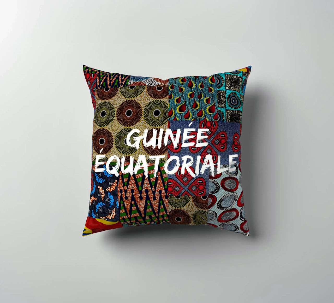 Guinée Equatoriale coussin de Mathudace Créas