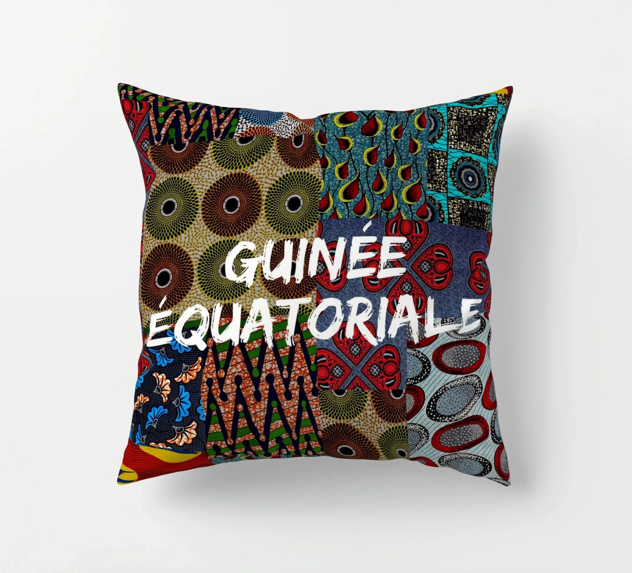 Guinée Equatoriale coussin de Mathudace Créas