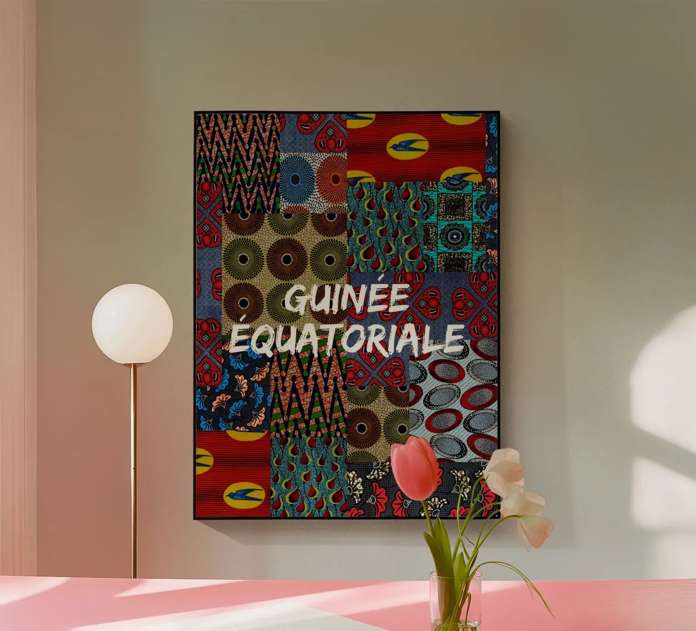 Guinée Equatoriale acryl van Mathudace Créas
