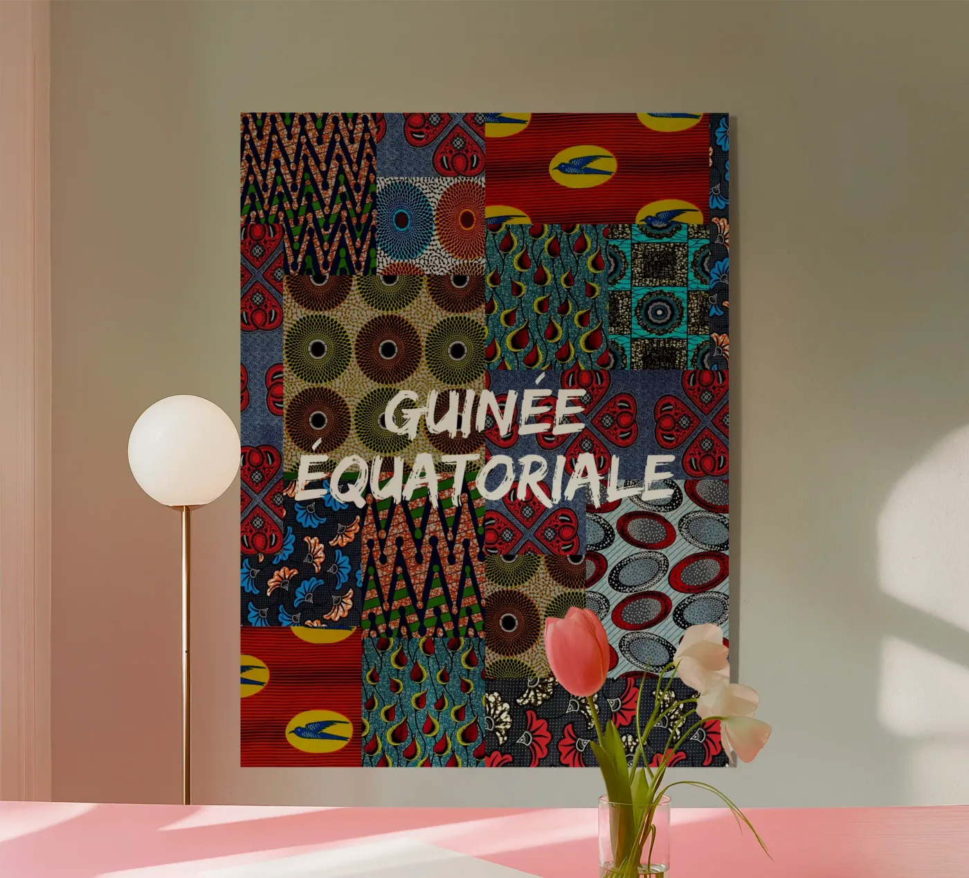 Guinée Equatoriale acryl van Mathudace Créas