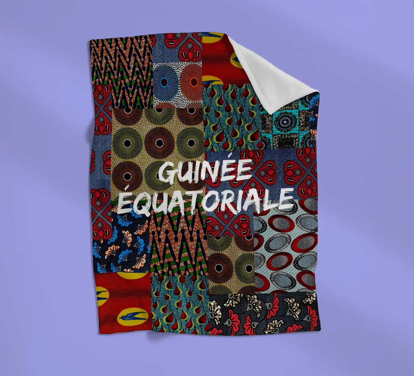 Guinée Equatoriale fleecedeken van Mathudace Créas