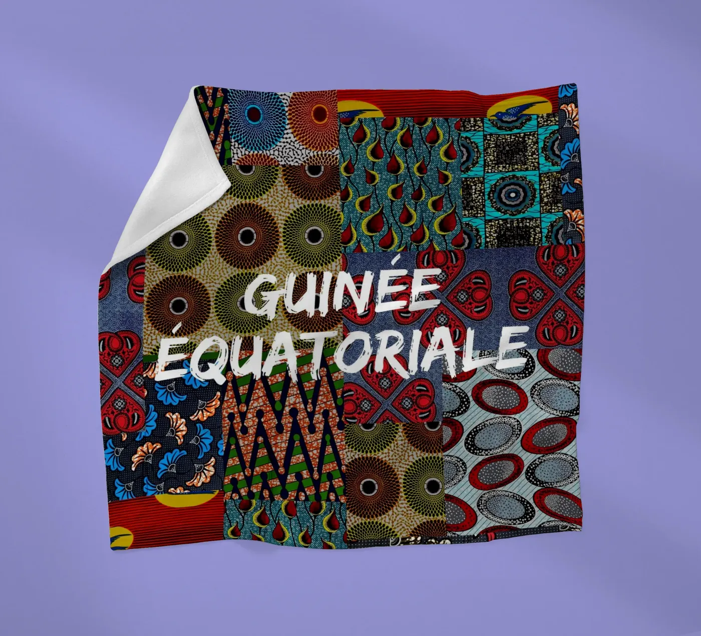 Guinée Equatoriale fleecedeken van Mathudace Créas
