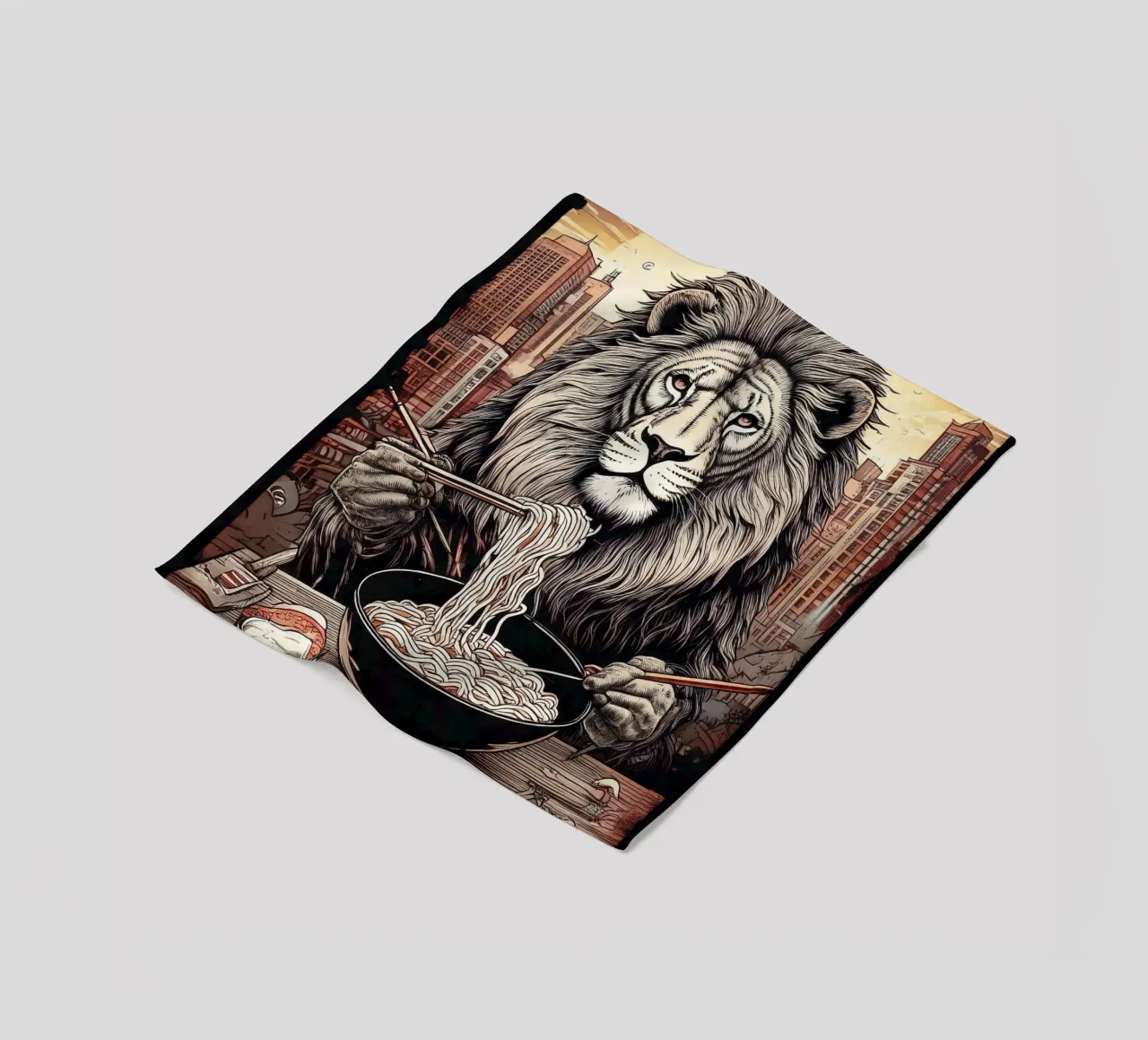 Lion diner coperta in pile da tylerstudio