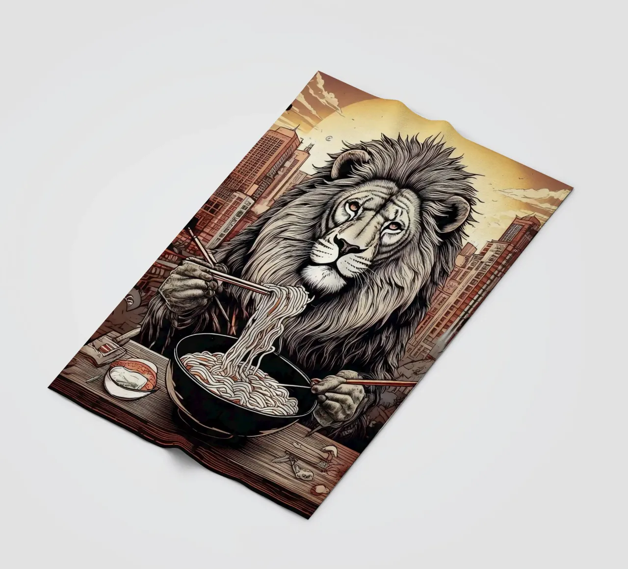 Lion diner coperta in pile da tylerstudio