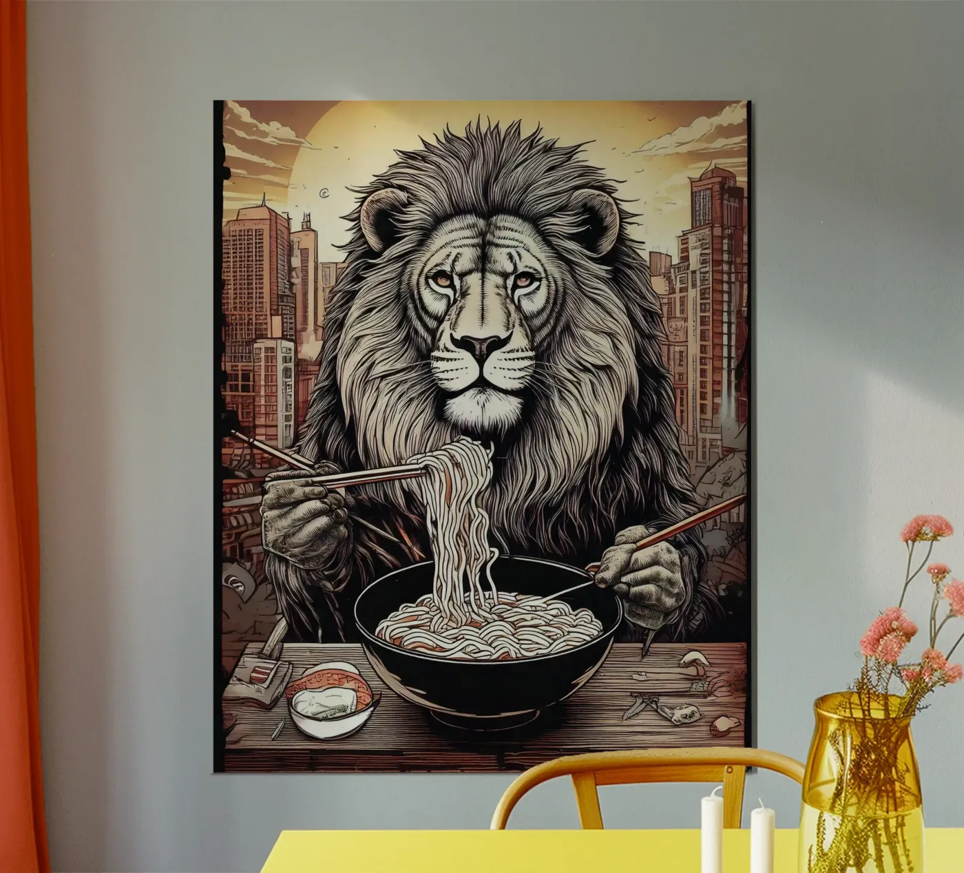 Lion diner poster da tylerstudio