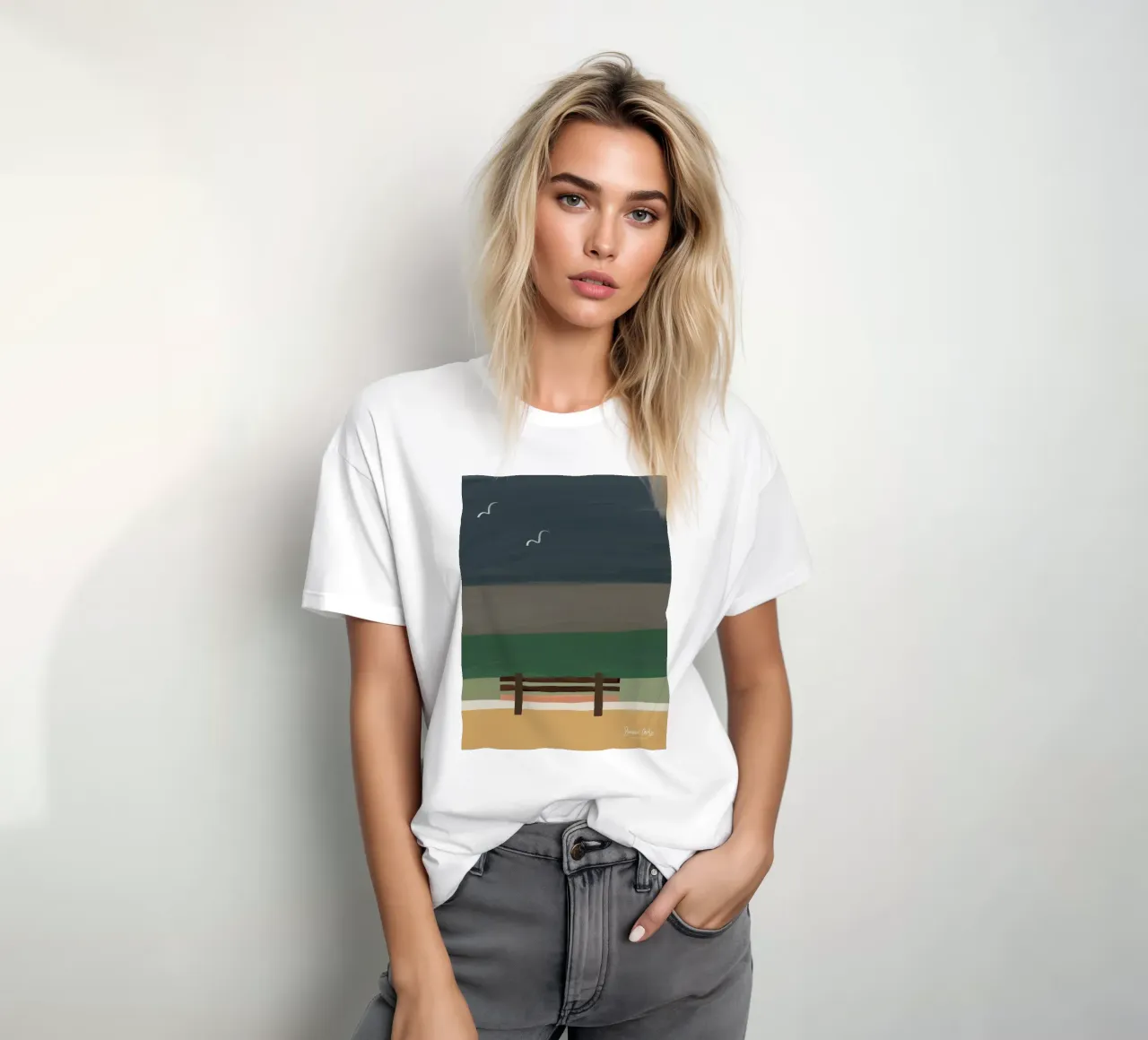 Prismatic Echoes t-shirt da Mike Leymi