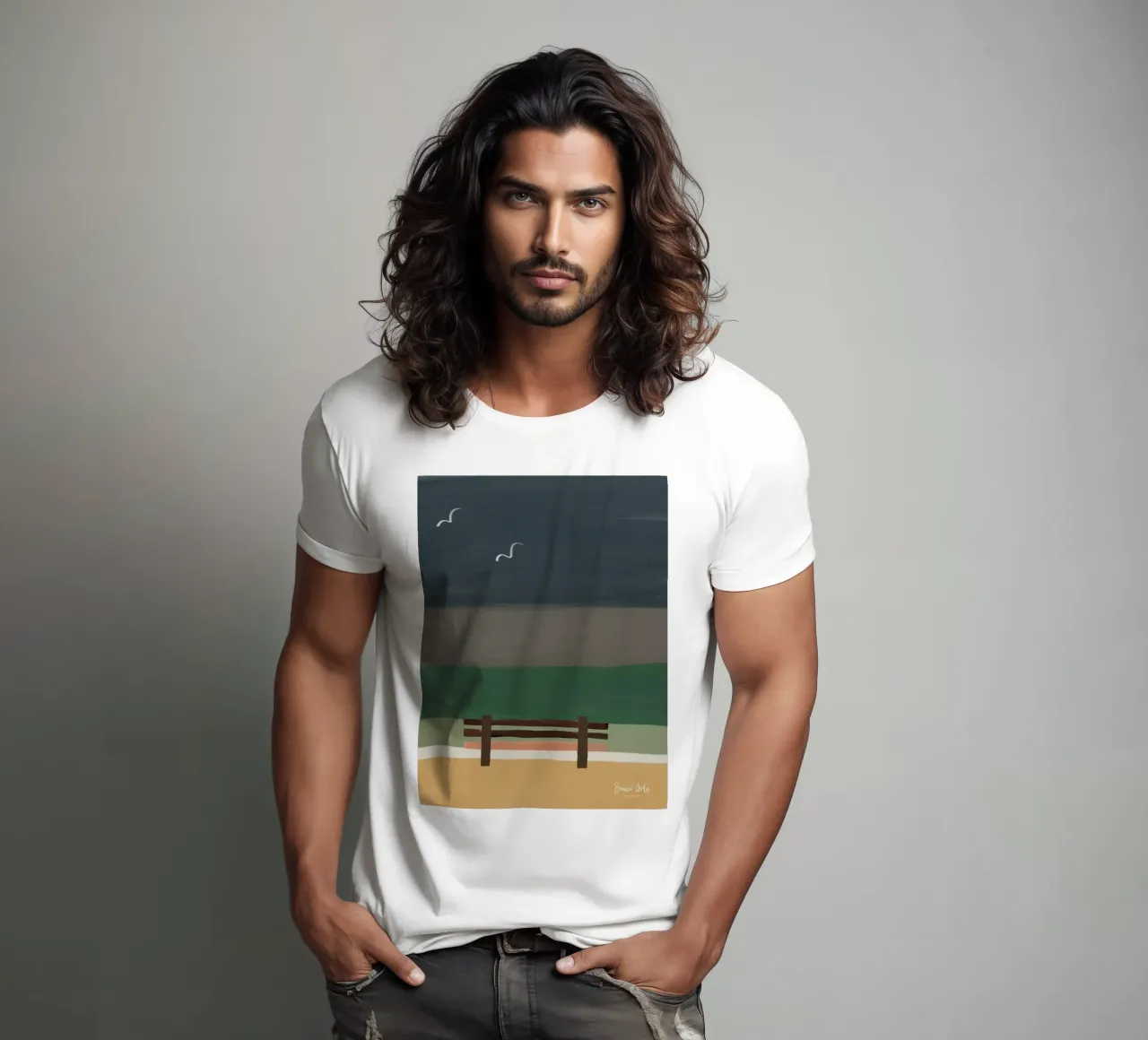 Prismatic Echoes t-shirt da Mike Leymi