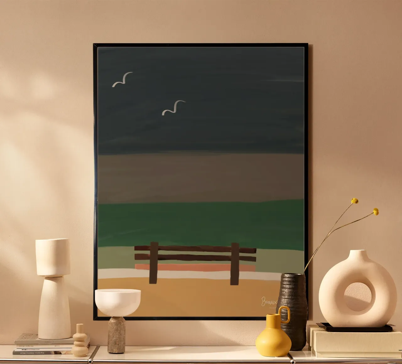 Prismatic Echoes poster da Mike Leymi