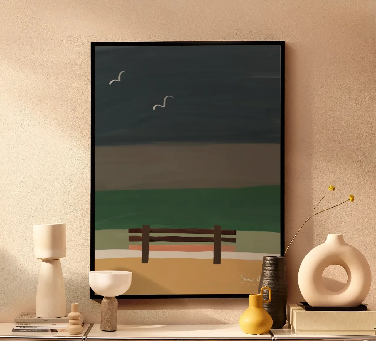 Prismatic Echoes poster da Mike Leymi