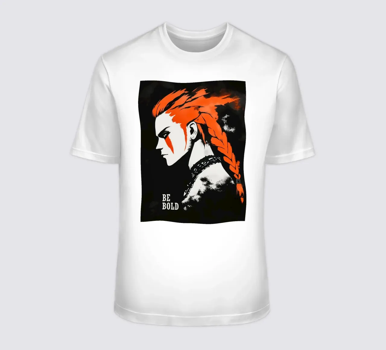 Camicia design Be Bold | Punk Portrait t-shirt da Autofocus