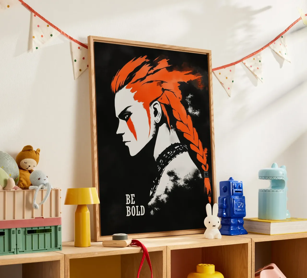 Camicia design Be Bold | Punk Portrait plexiglass da Autofocus