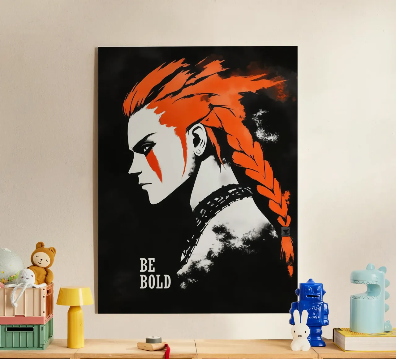 Camicia design Be Bold | Punk Portrait plexiglass da Autofocus