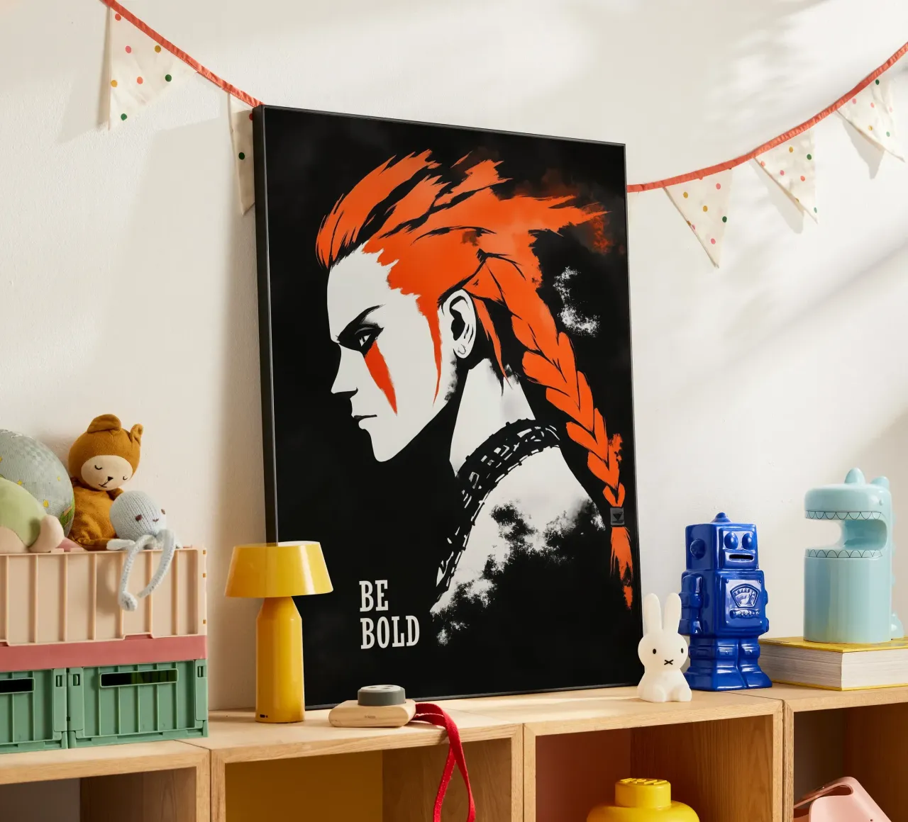 Camicia design Be Bold | Punk Portrait alluminio dibond da Autofocus