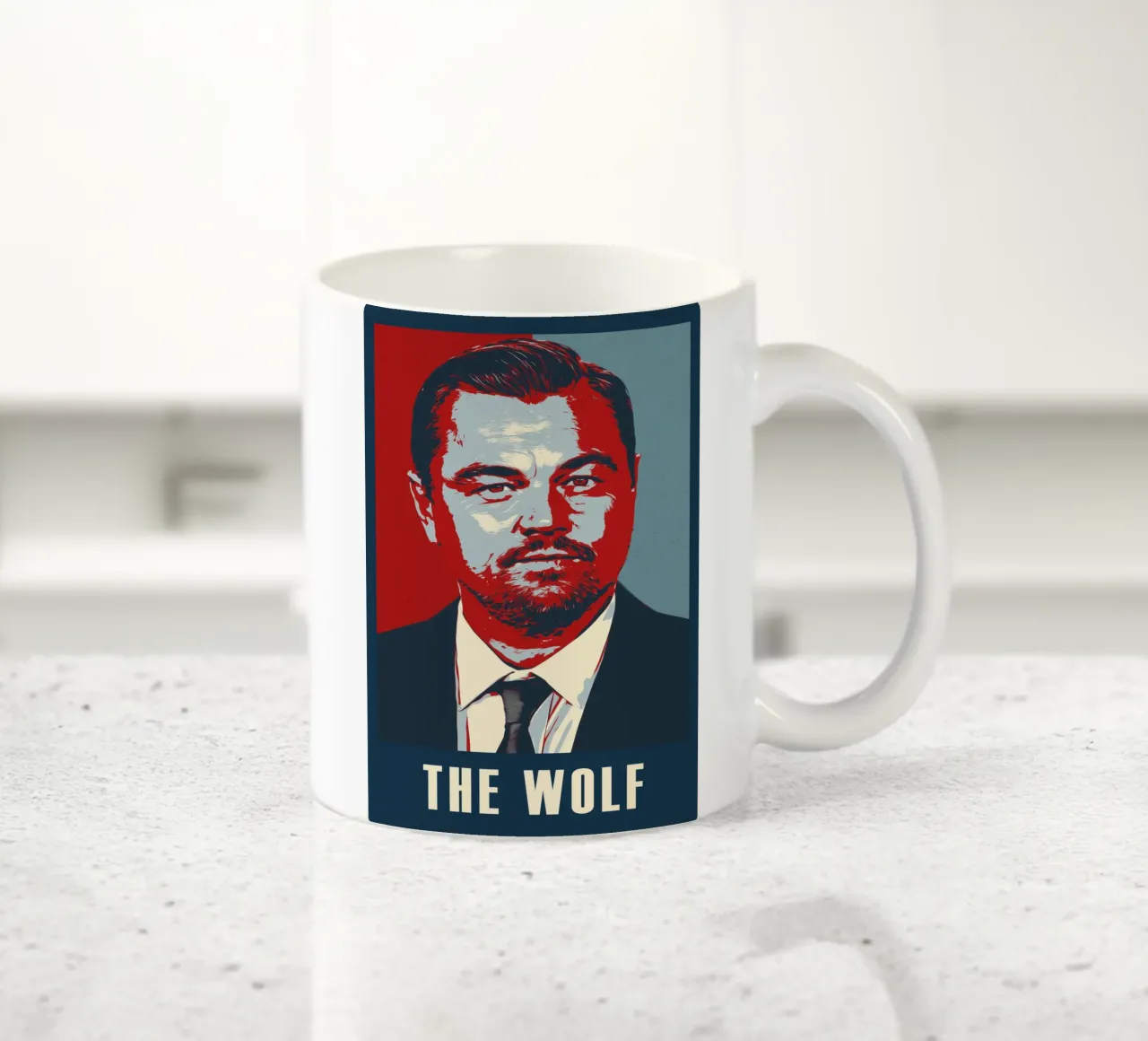 leonardo dicaprio tazza in ceramica da HopeStudio