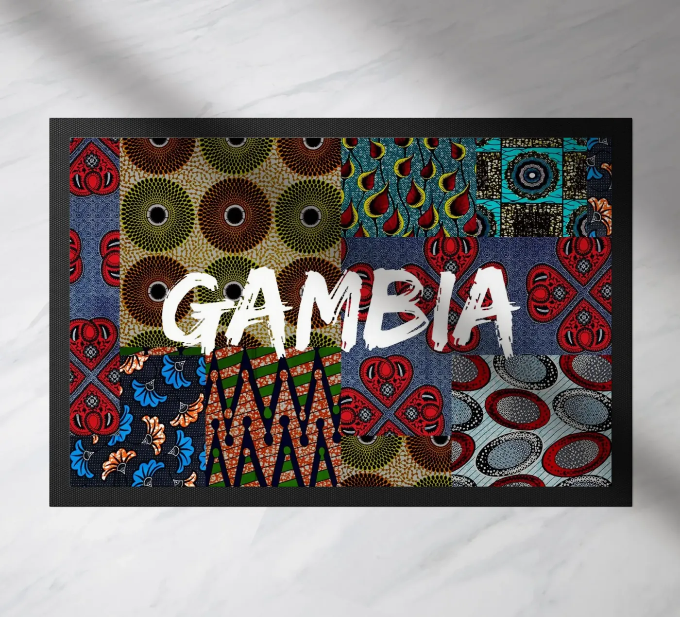 Gambia zerbino da Mathudace Créas