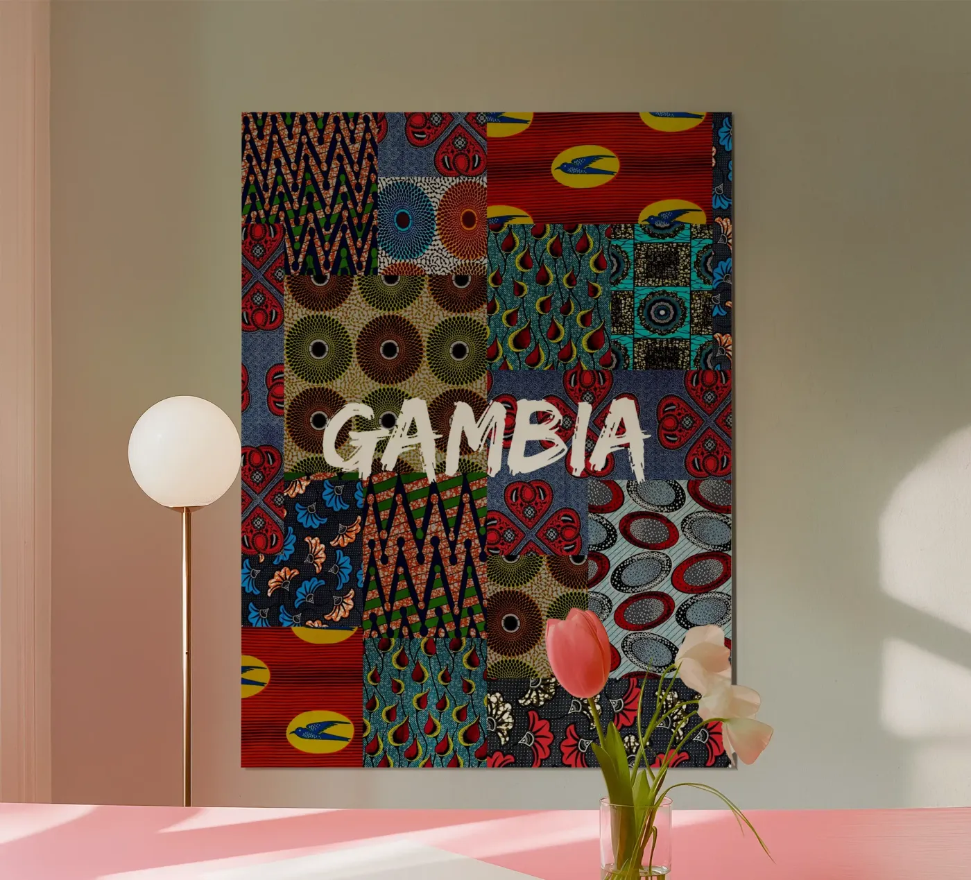 Gambia poster da Mathudace Créas