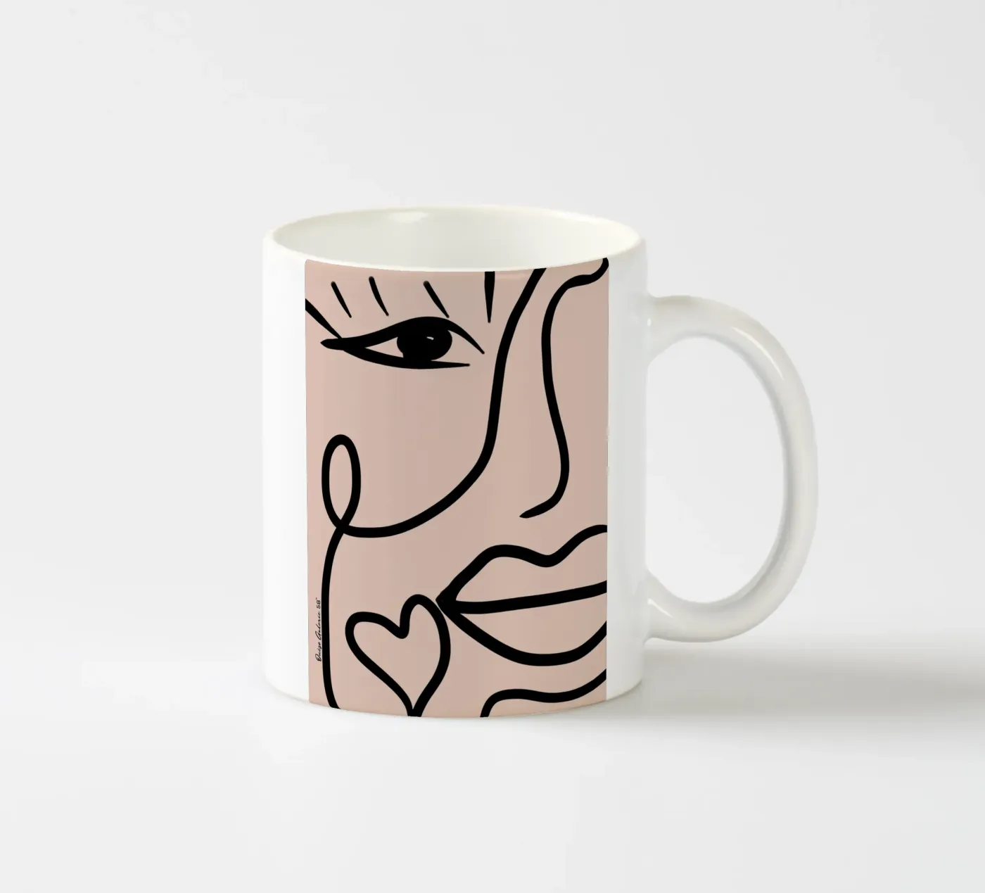 Vibrant Flow ceramic mug by Mike Leymi