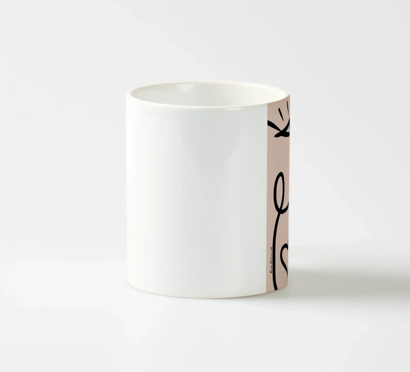Vibrant Flow ceramic mug by Mike Leymi