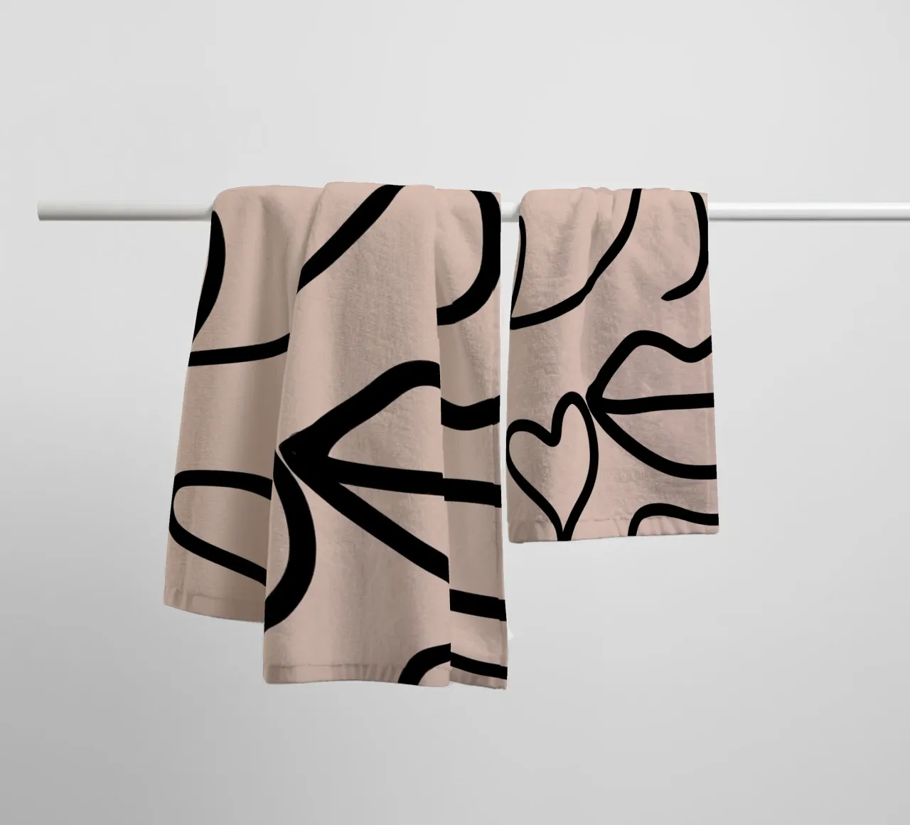 Vibrant Flow asciugamano da bagno da Mike Leymi