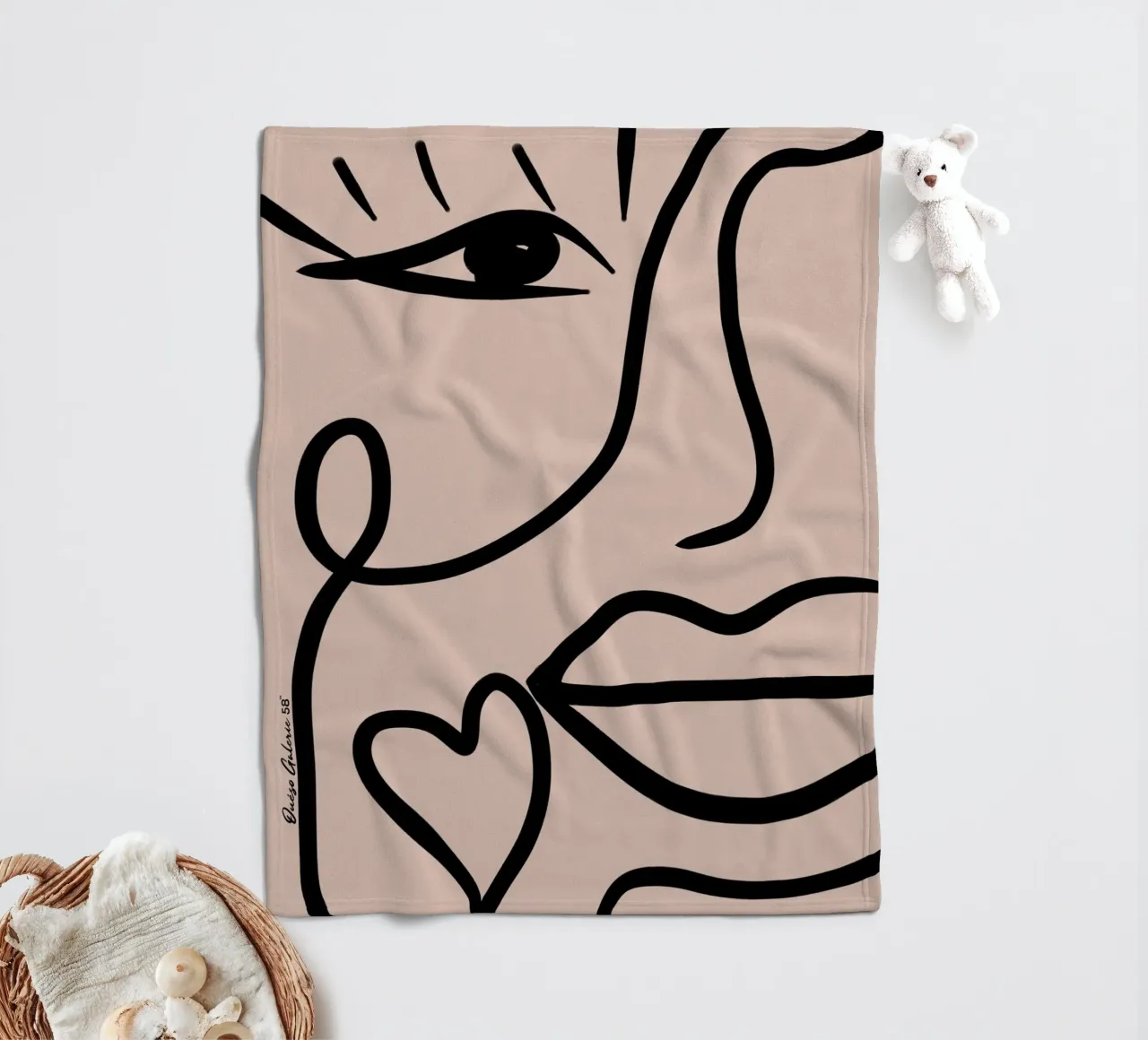 Vibrant Flow fleecedeken van Mike Leymi