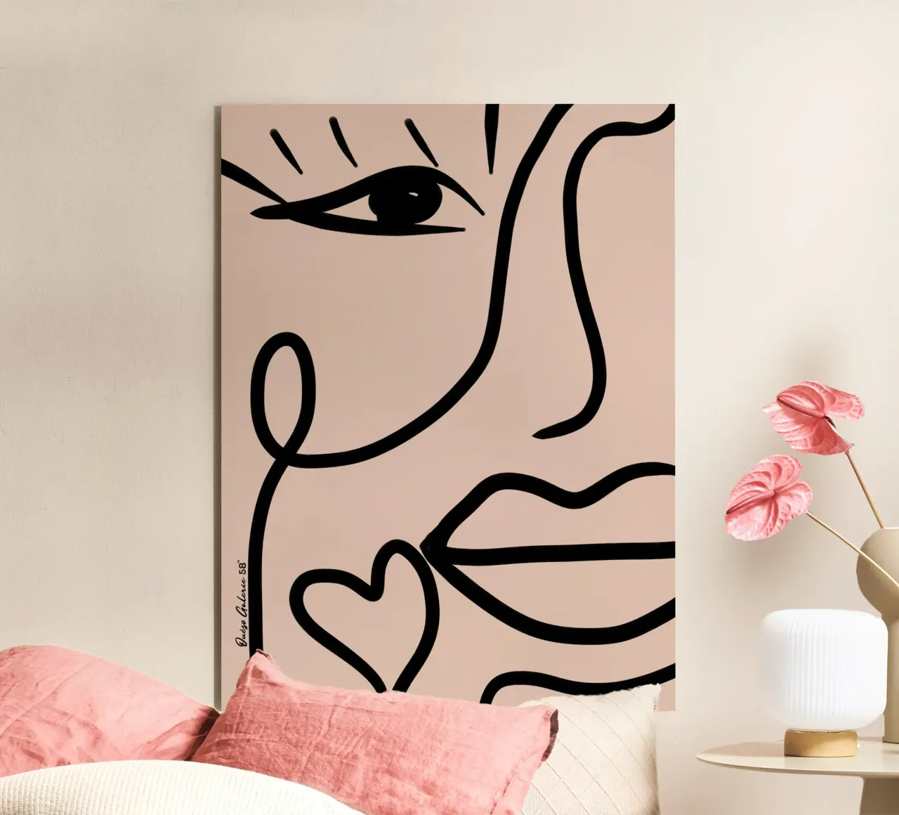 Vibrant Flow alluminio dibond da Mike Leymi