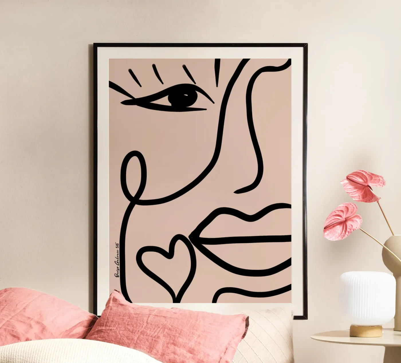 Vibrant Flow Poster von Mike Leymi