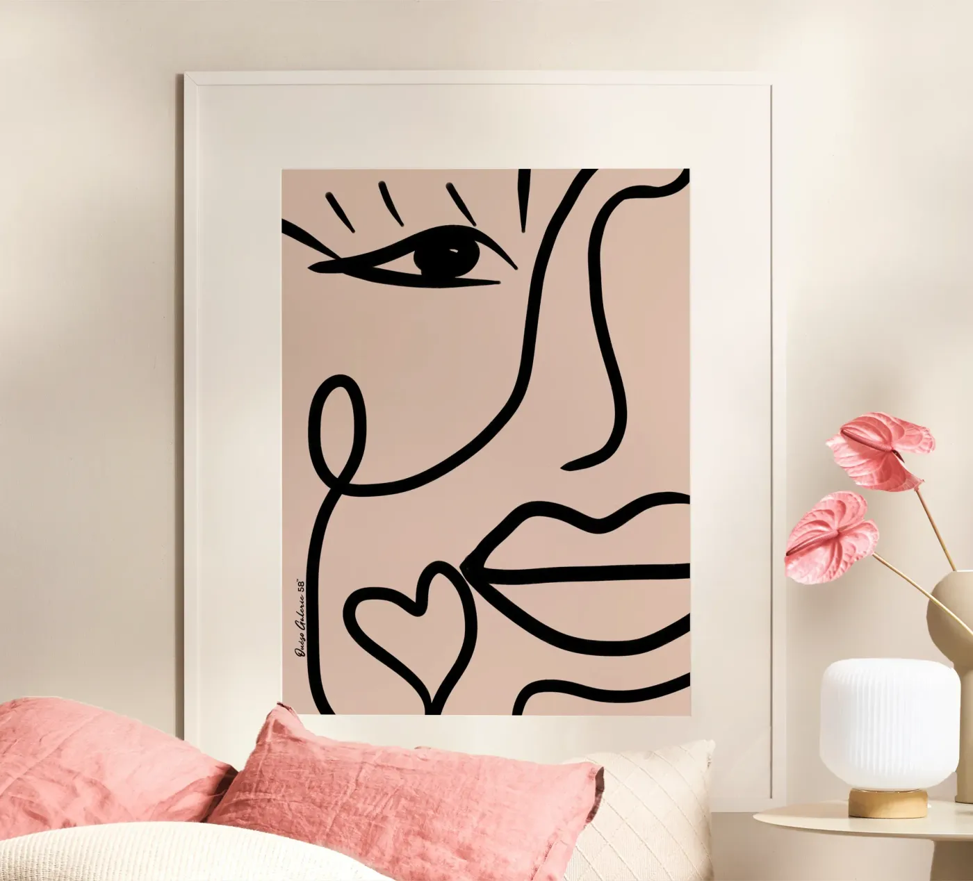 Vibrant Flow Poster von Mike Leymi