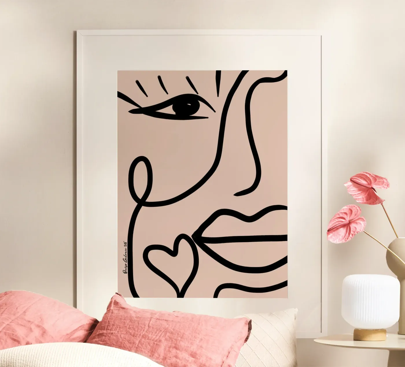 Vibrant Flow Poster von Mike Leymi