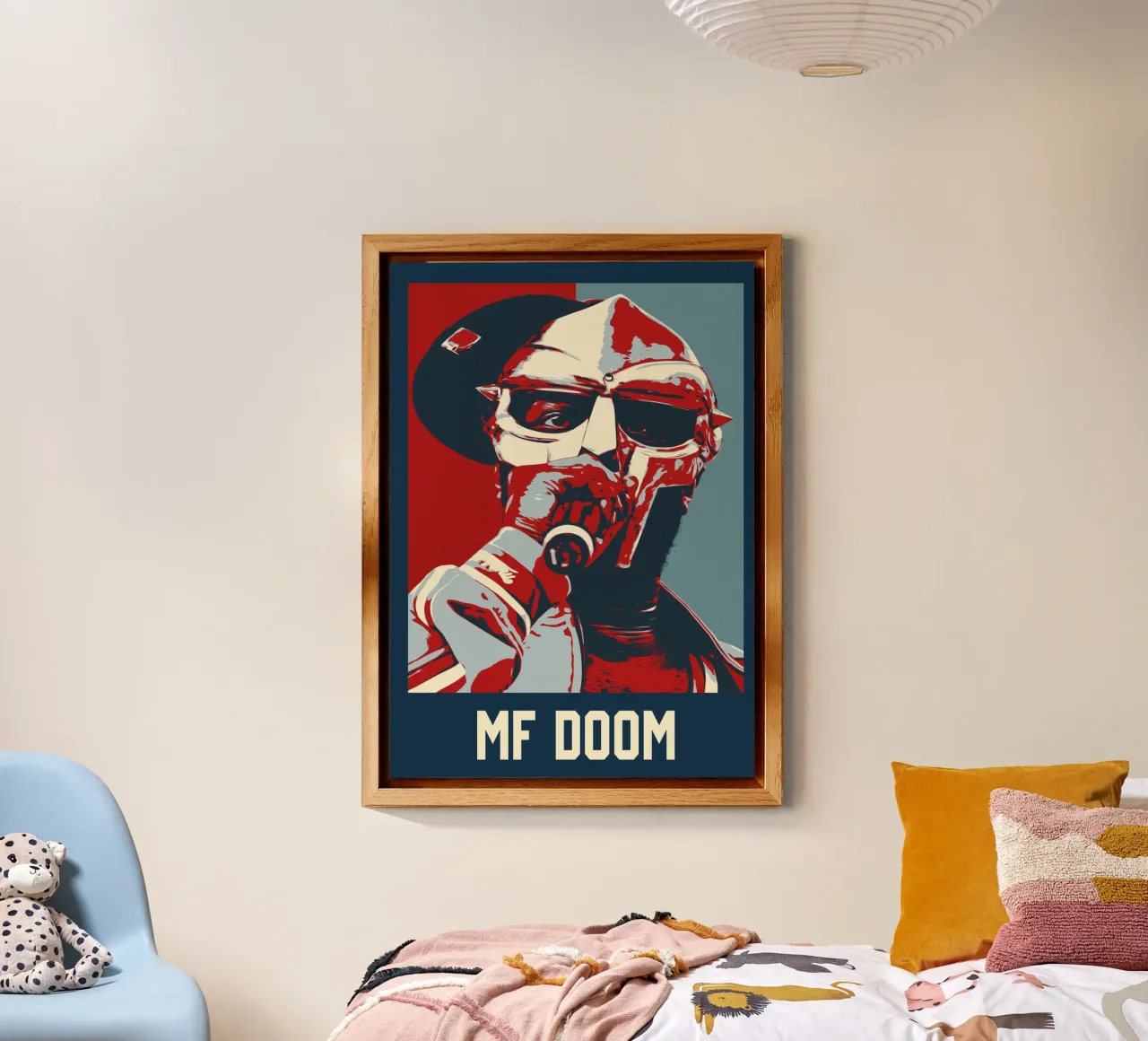 MF DOOM alluminio dibond da HopeStudio