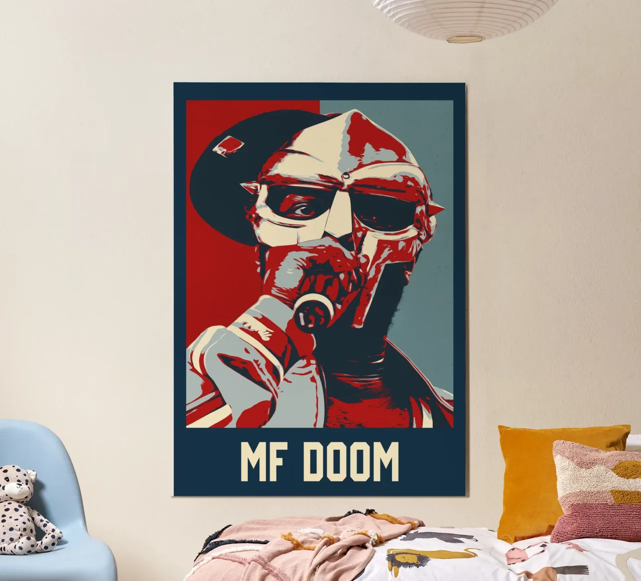 MF DOOM alluminio dibond da HopeStudio