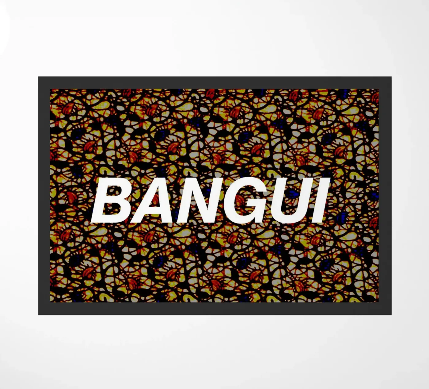 Bangui Fußmatte von Mathudace Créas