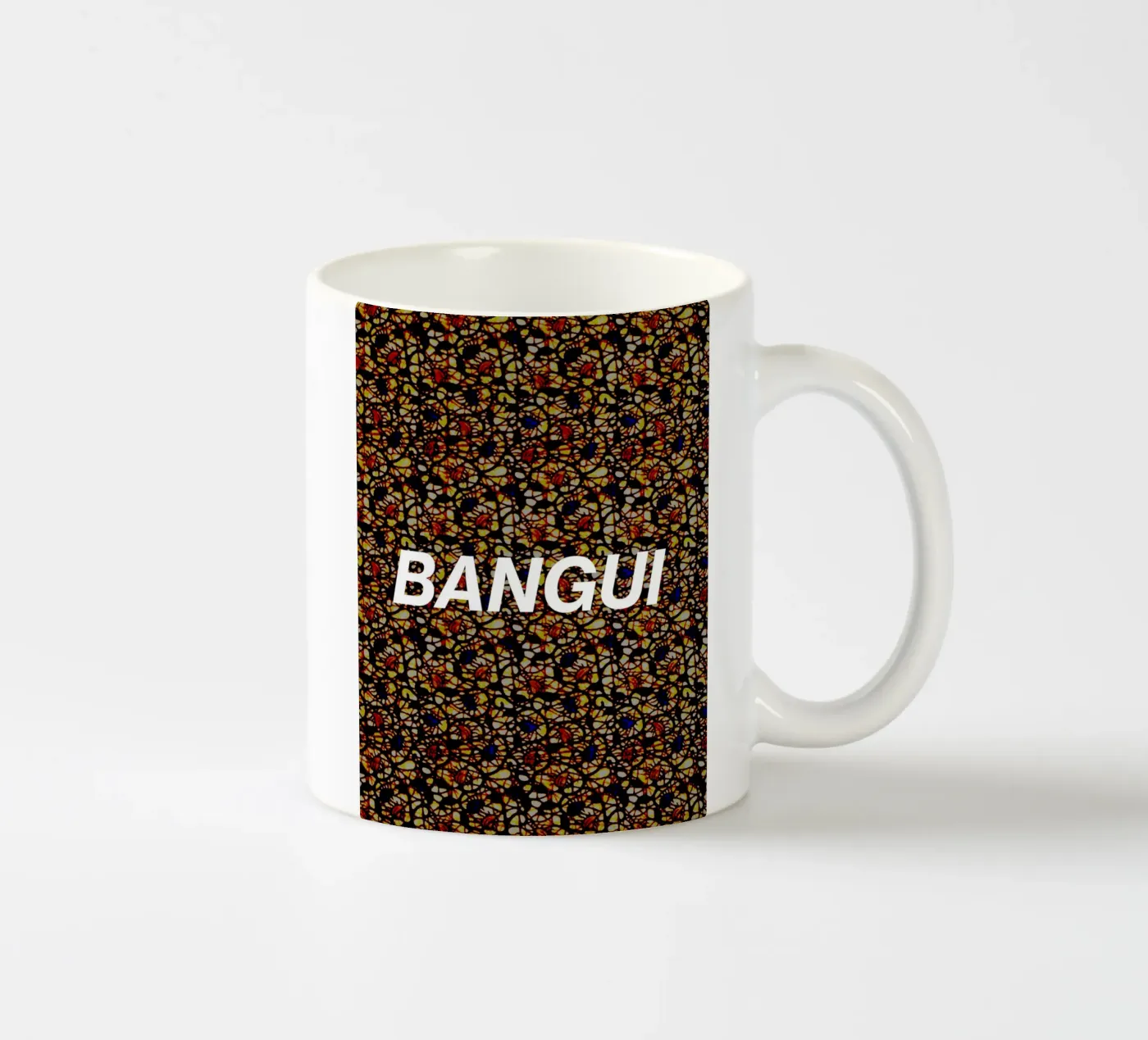 Bangui ceramic mug by Mathudace Créas