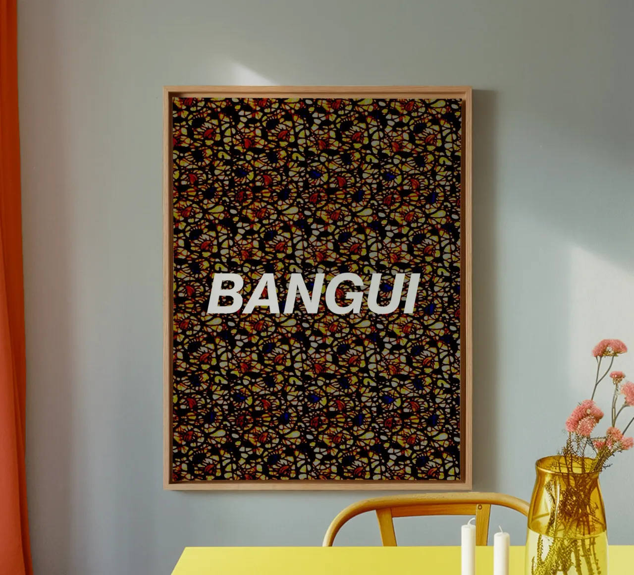 Bangui Leinwand von Mathudace Créas