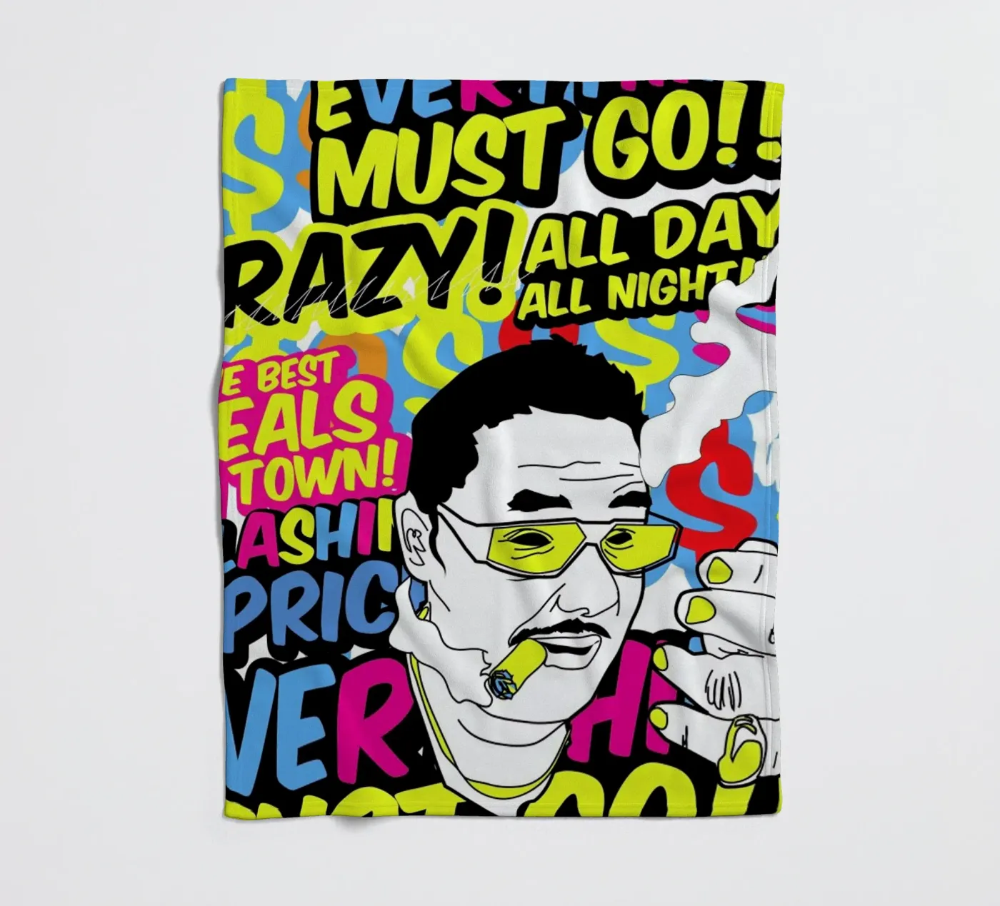 Everything fleece blanket by JRuggs