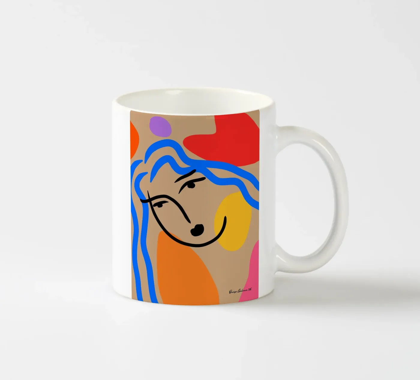 Soft Vibrations ceramic mug by Mike Leymi