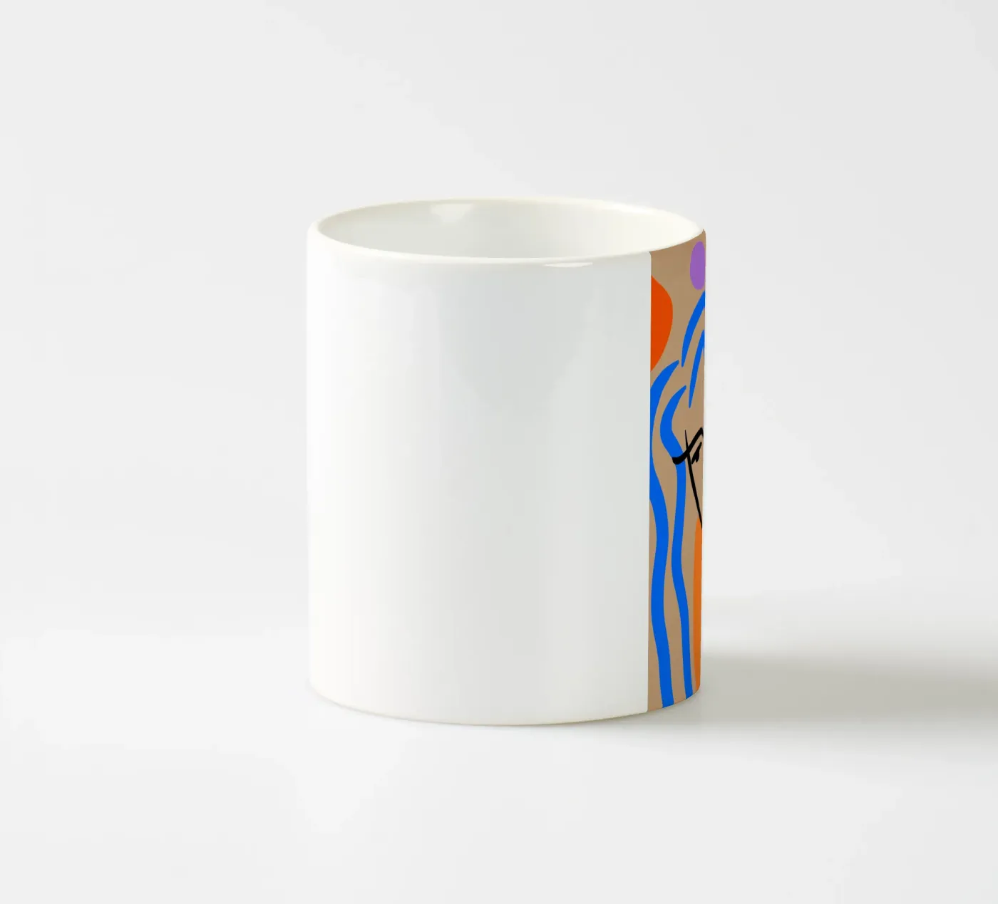 Soft Vibrations ceramic mug by Mike Leymi