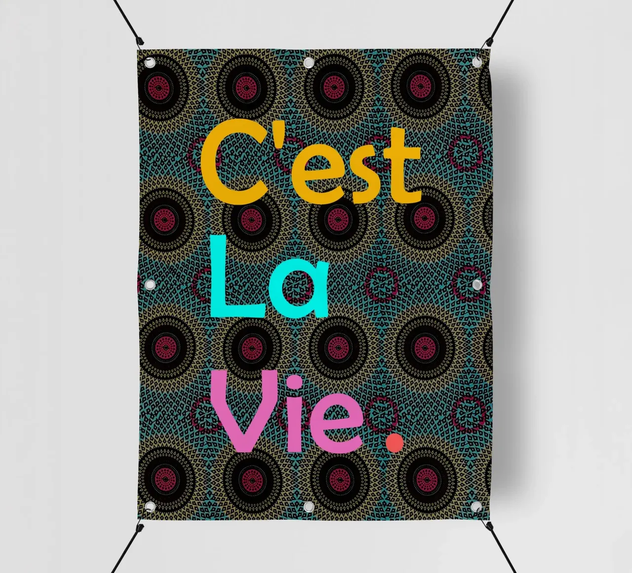 C'est la vie telo in pvc da Mathudace Créas