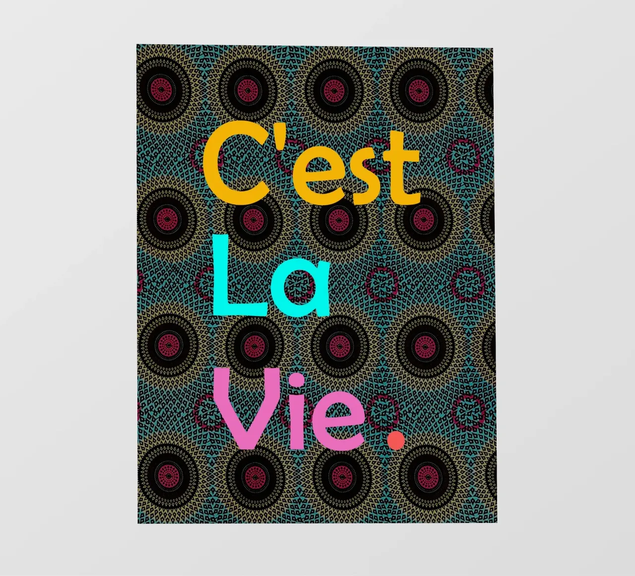 C'est la vie telo in pvc da Mathudace Créas