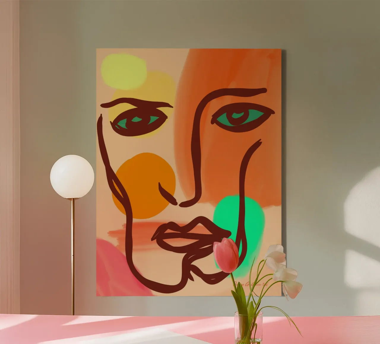 Dynamic Horizons canvas met Baklijst van Mike Leymi