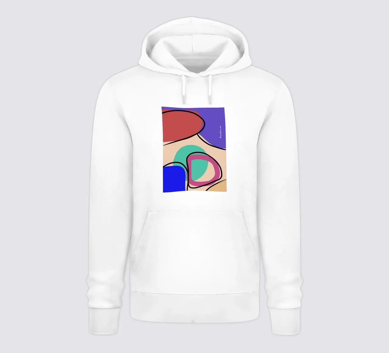 Abstract Glow felpa con cappuccio da Mike Leymi