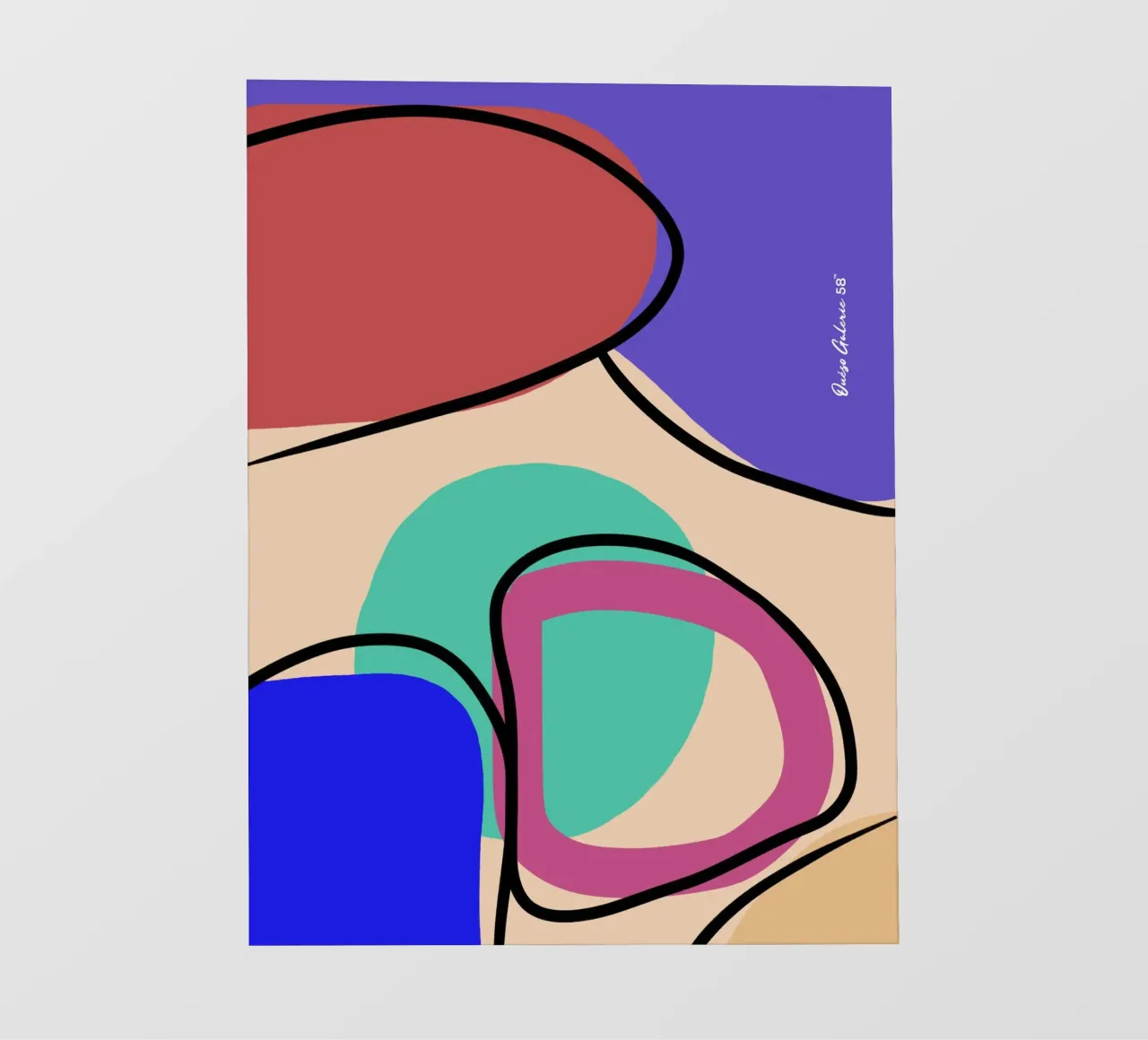 Abstract Glow telo in pvc da Mike Leymi