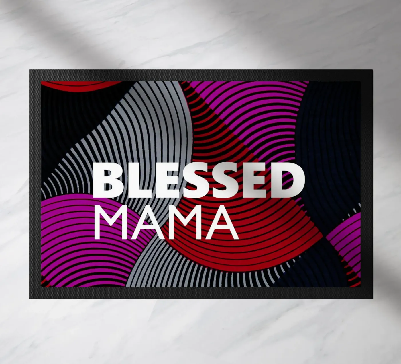 Blessed Mama deurmat van Mathudace Créas