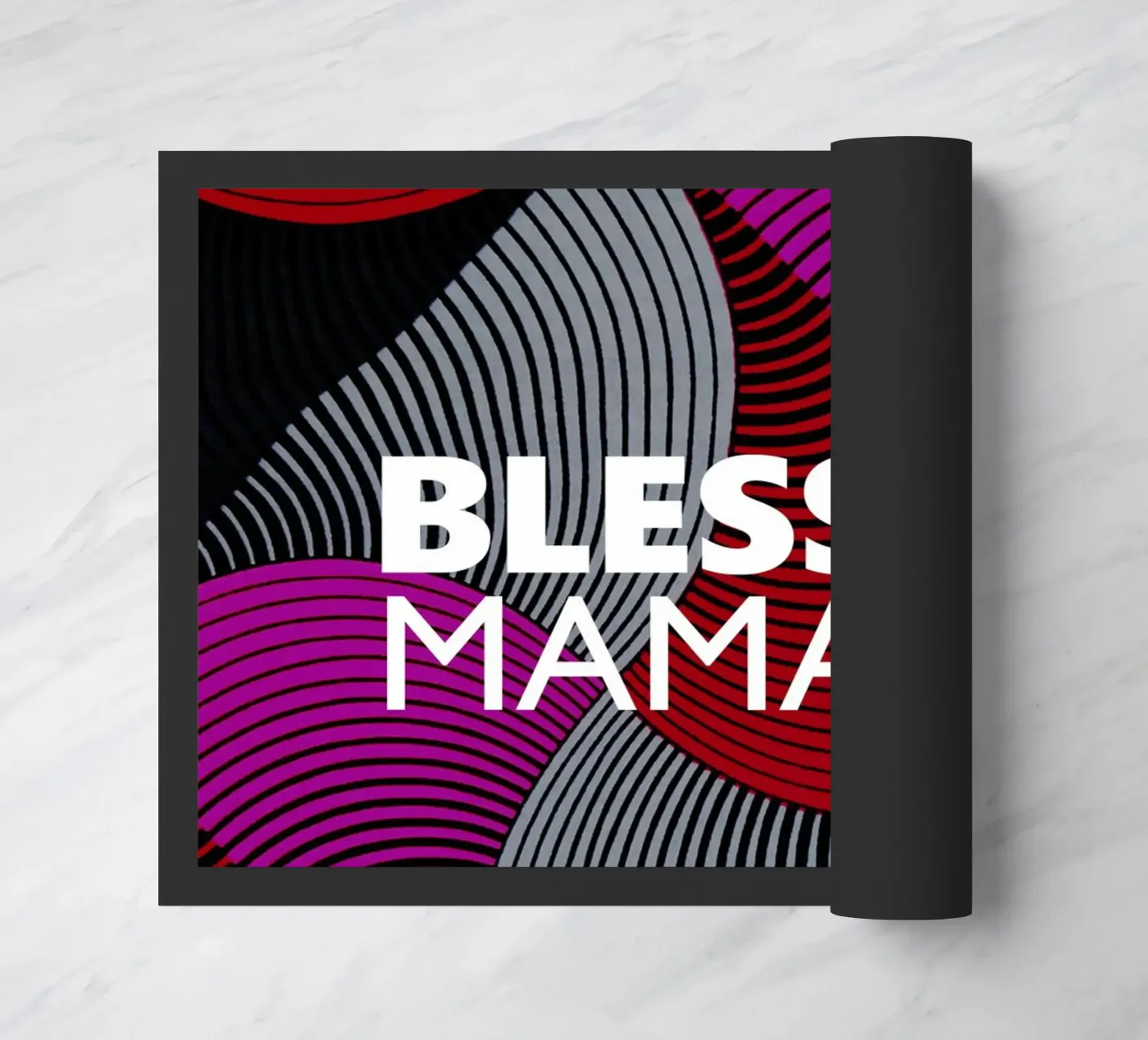 Blessed Mama deurmat van Mathudace Créas