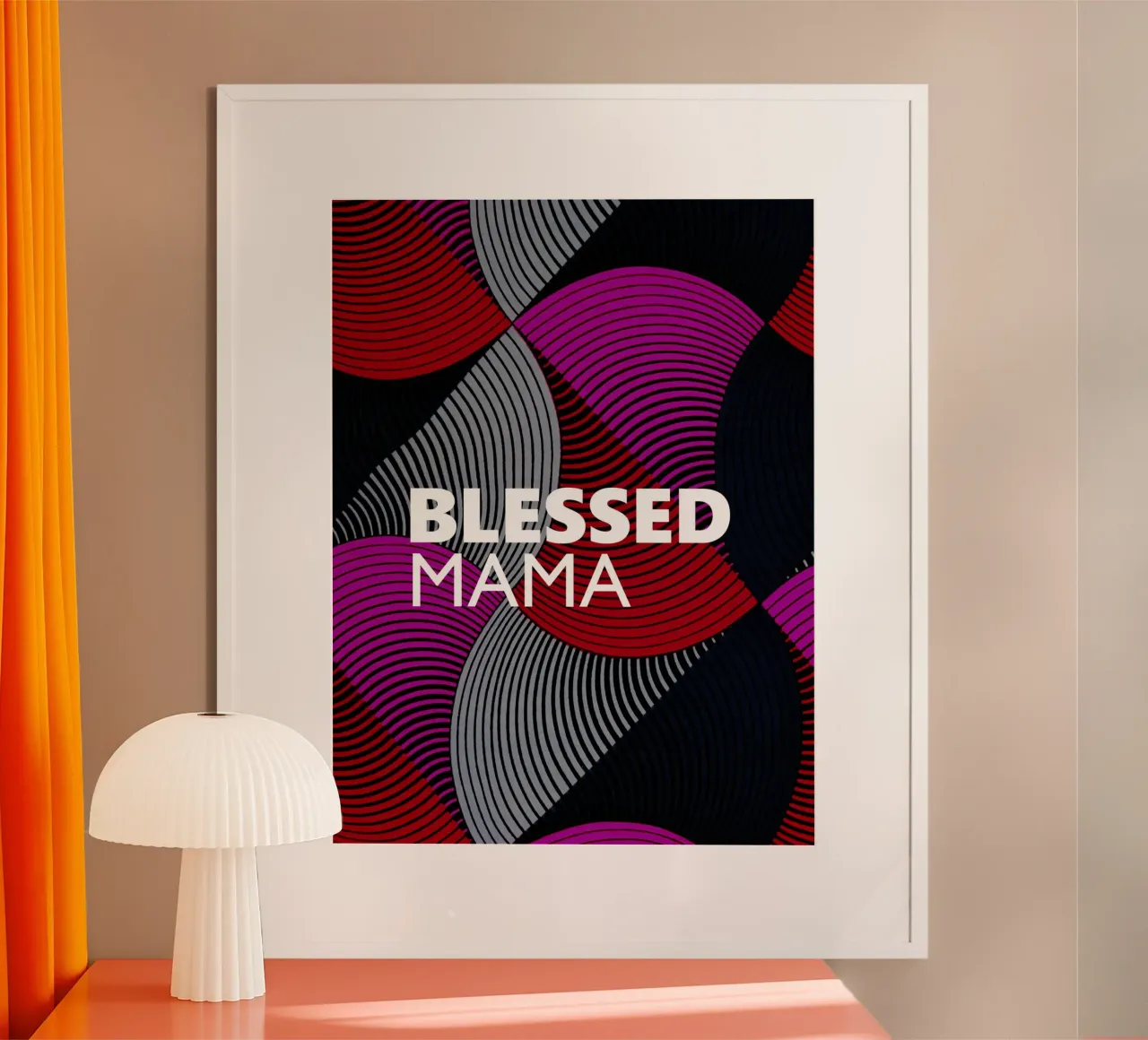 Blessed Mama poster da Mathudace Créas