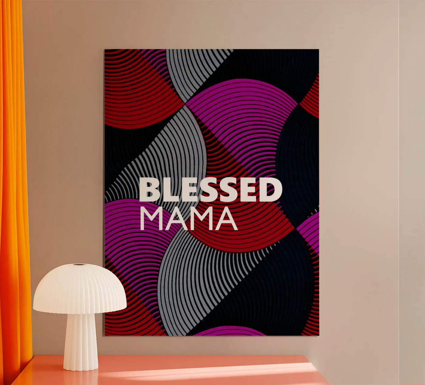Blessed Mama poster da Mathudace Créas