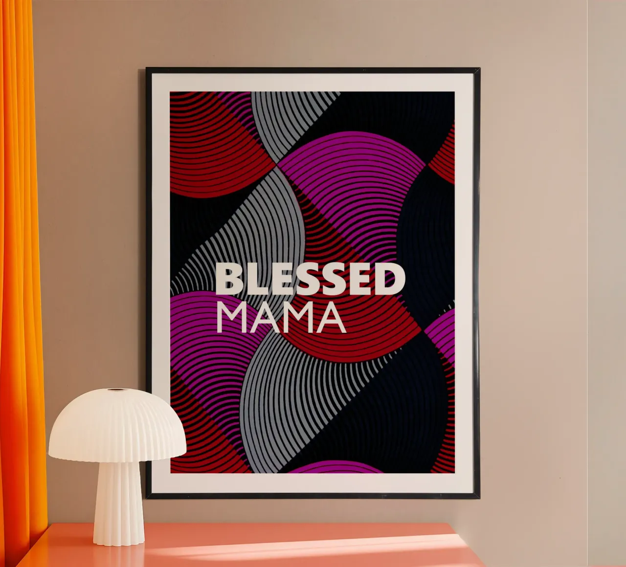 Blessed Mama poster da Mathudace Créas