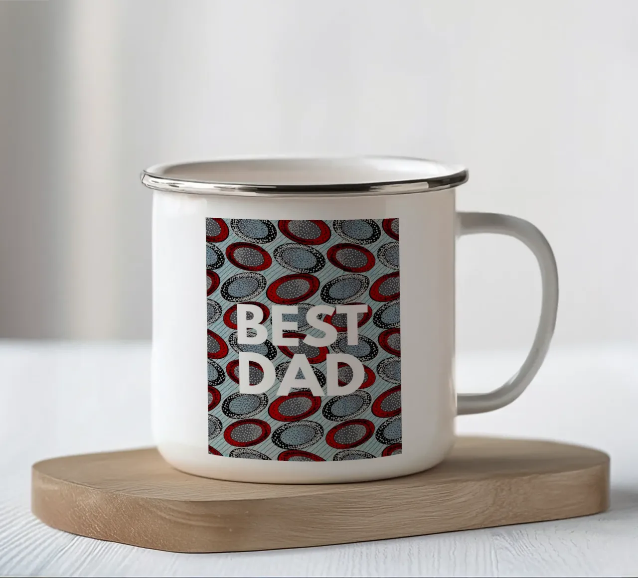 Best Dad tazza in smalto da Mathudace Créas